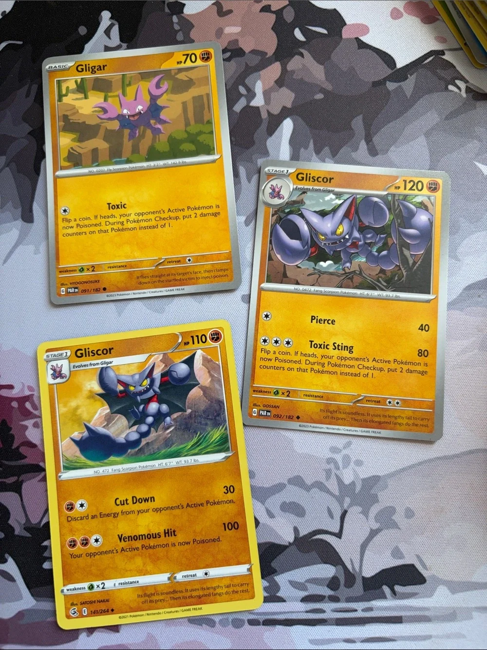 Gligar & Gliscor Evolution Collection Lot | 3 Pokémon Cards | ✨5/$25✨